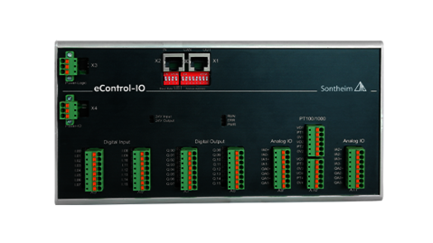 eControl-IO IO module with 16 digital inputs and outputs each