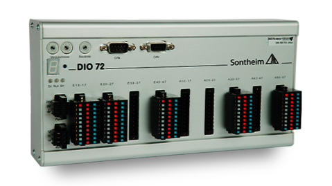 DIO72 IO module with 32 inputs and 40 outputs 