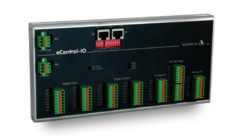 eControl-IO IO module with 16 digital inputs and outputs each