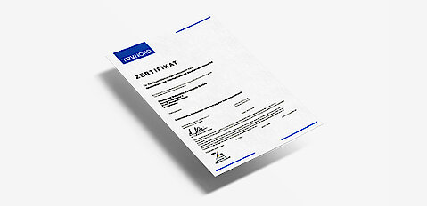 Zertifizierungen - KBA Zertifikat zum Download