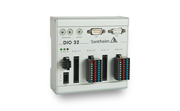 IO module DIO32 with 16 inputs and outputs each