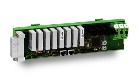 Relay module for controlling up to 8 heating cartridges