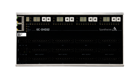 IO module EC-DIO32 with 32 freely configurable inputs and outputs