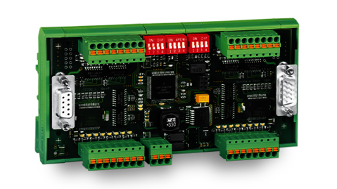DIO32-L IO module with 16 inputs and outputs each