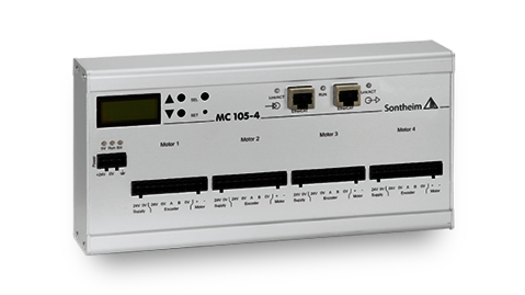 MC 105 - Drive control for up to 4 DC motors with up to 5 A