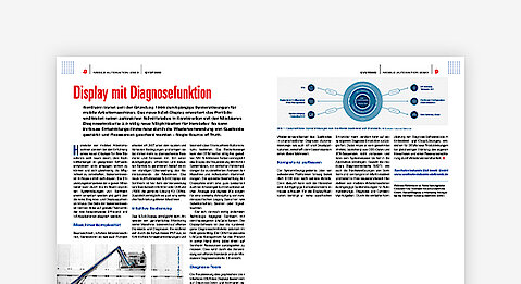 Mobile Automation - Display mit Diagnosefunktion