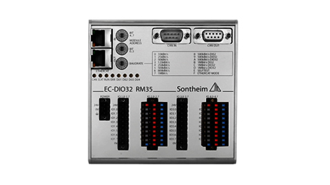 24 V module with 32 freely configurable inputs and outputs