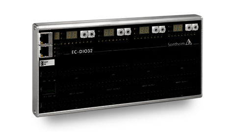 IO module EC-DIO32 with 32 freely configurable inputs and outputs