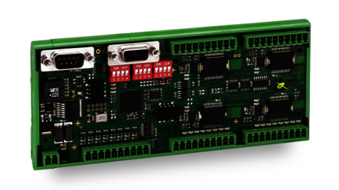 DIO32-8AI-L IO module with up to 32 digital outputs and 8 analog inputs 