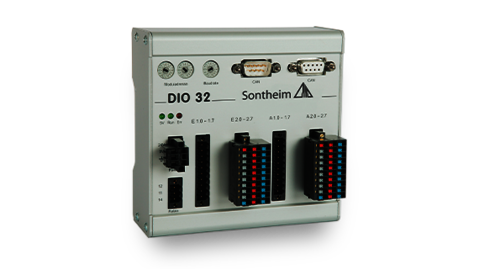 DIO32 IO module with 16 inputs and outputs each