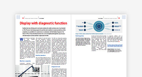 © Carl Hanser Verlag; Professional Article Hanser Automotive: Display with diagnostic functions