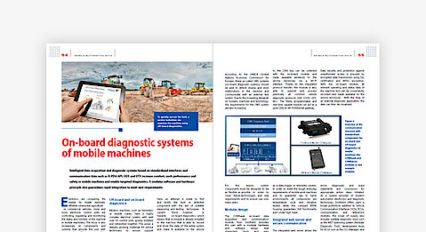 © Carl Hanser Verlag; Professional Article Hanser Automotive: On-board diagnostic systems for mobile machines