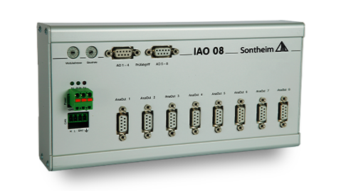 24V Modul mit 8 analogen Ausgängen